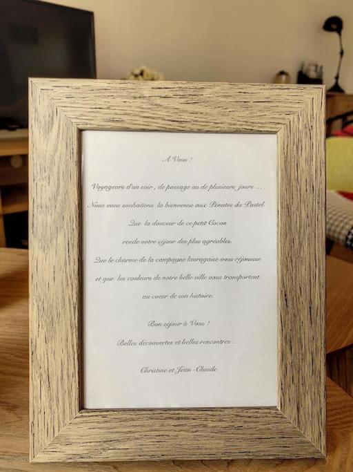 Les Penates Du Pastel - Jardin & Terrasse Apartment Villefranche-de-Lauragais Ngoại thất bức ảnh